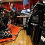 Grammy winning session drummer Dylan Wissing, featured on SonicScoop recording drum tracks for Indie Studio Drummer